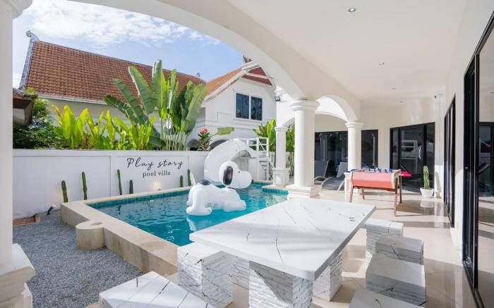 Play Story Pool Villa Beachfront House