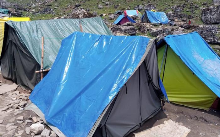 Himalayan hills tent accomodation
