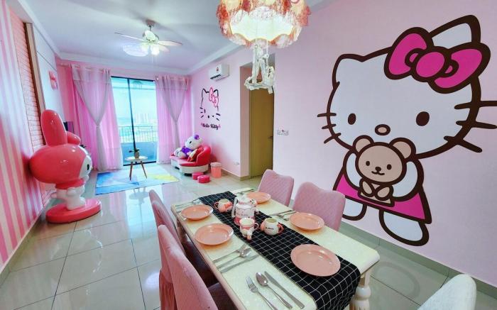 Puchong HELLO KITTY 5 PAX Suite