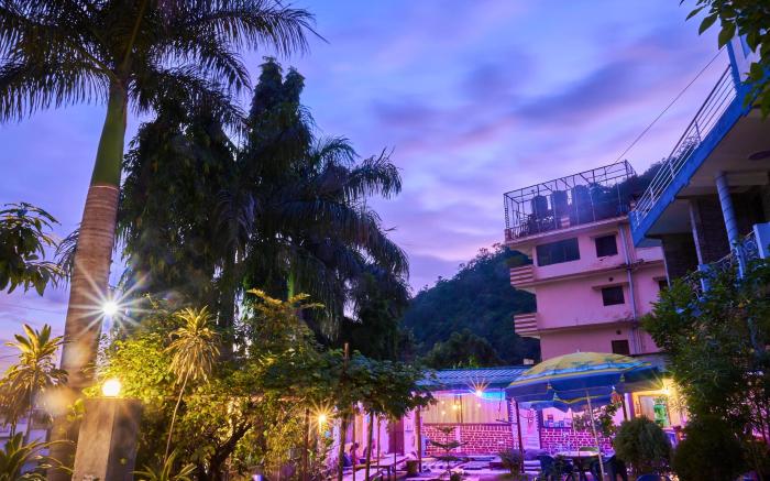 The blue guest house