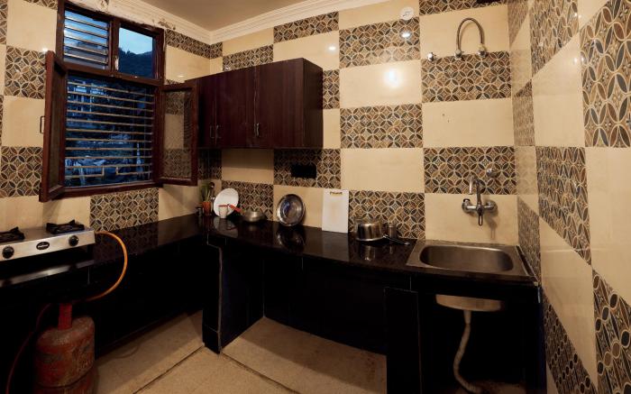 The blue guest house