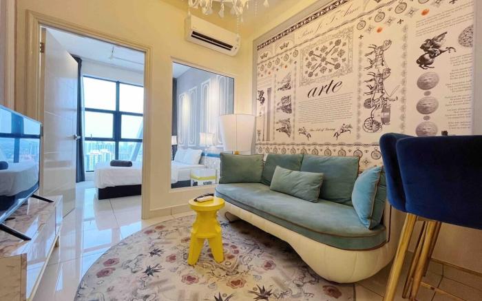 Enchanting Oasis 2BR Bedroom @ArteMontKiara