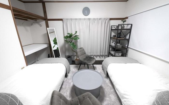 Close to Shinjuku! [3rd]Corner,Twin beds,Projector
