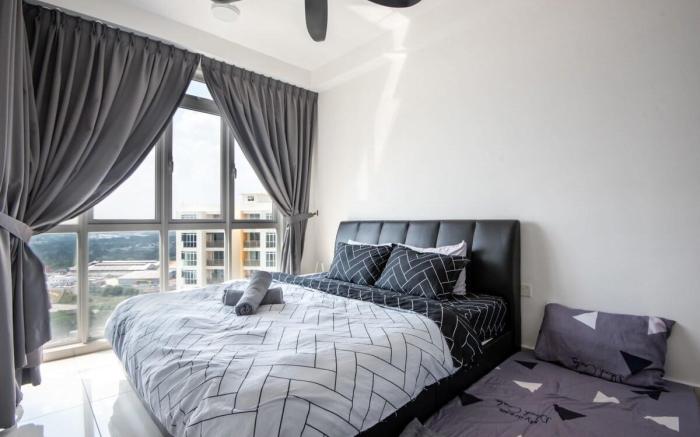 Comfy 3BR Apt @ KSL Daya Near IKEA Tebrau, Parking