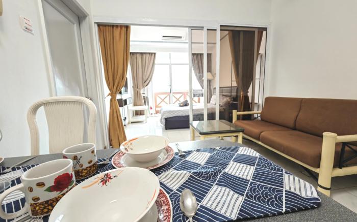 Costa Mahkota Relaxing Seaview 2BR 5pax Town Area
