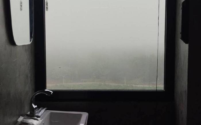 Green Bus View Inside Hills Khaokho 