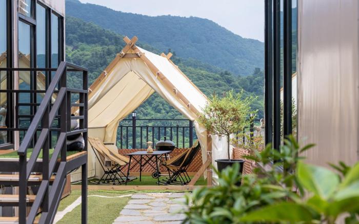 Gapyeong Manwol Aegyeon Pool Glamping