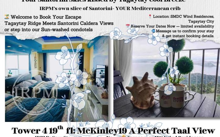 Santorini Skies Kissed Tagaytay Chills McKinley19