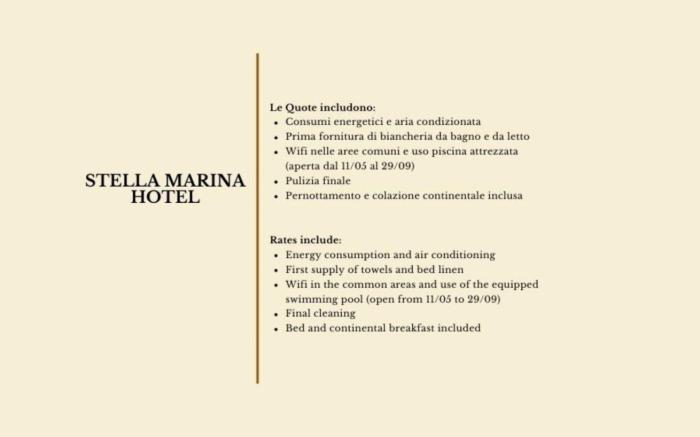 Stella Marina Hotel 