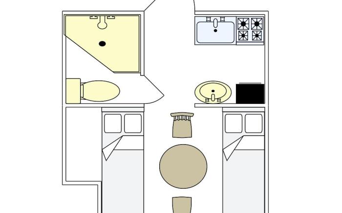 Close to Shinjuku! [4th]Twin beds,Projector!