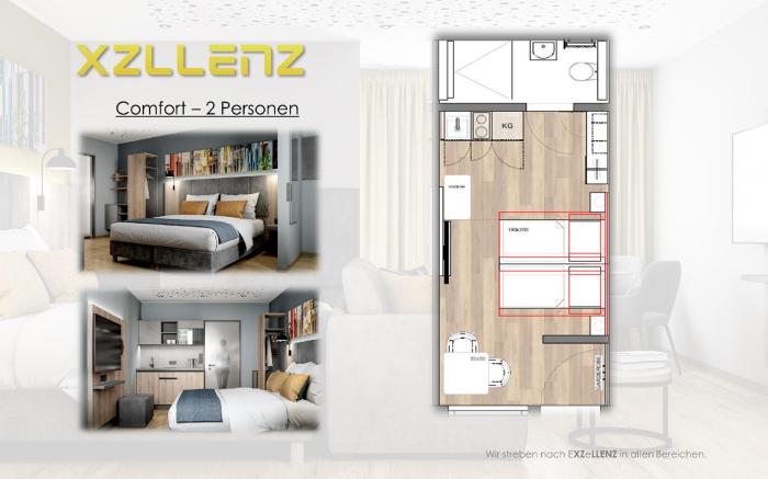 XZLLENZ - Modern, Neu, Luxus, Frei-Parken, U-Bahn
