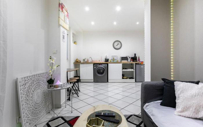 Chic 2 pièces, épuré & pragmatic à 5' de Paris