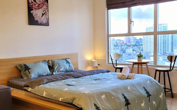 City view High floor Quiet Cozy apartment