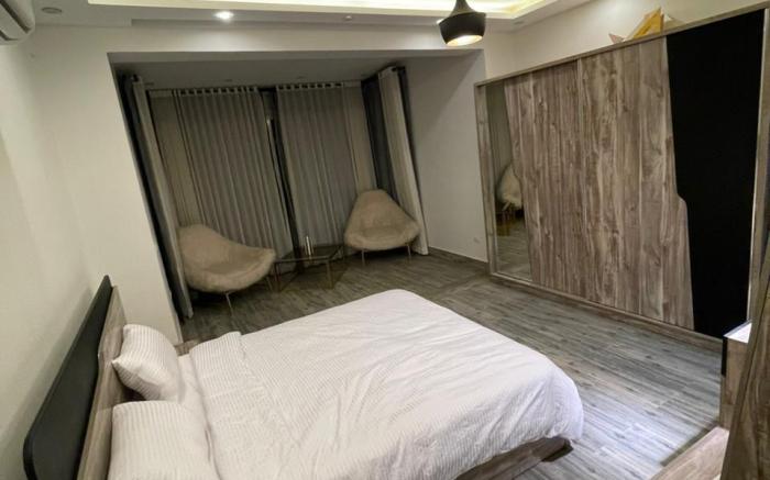 Furnished villa for rent in Palm Hills Compound