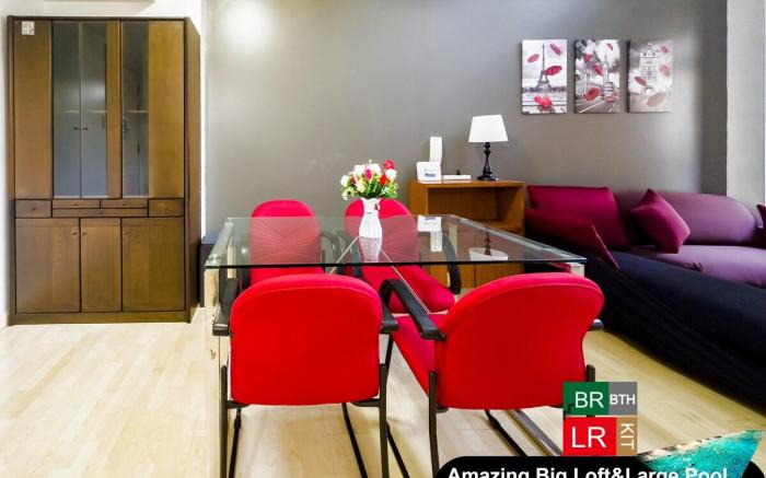 Amazing Loft big 1BR Romantic Gramercy Makati 2224