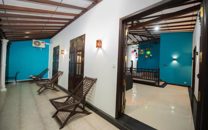 Stay in a quiet, calm place with green environment