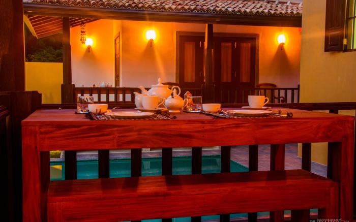 Stay in a quiet, calm place with green environment