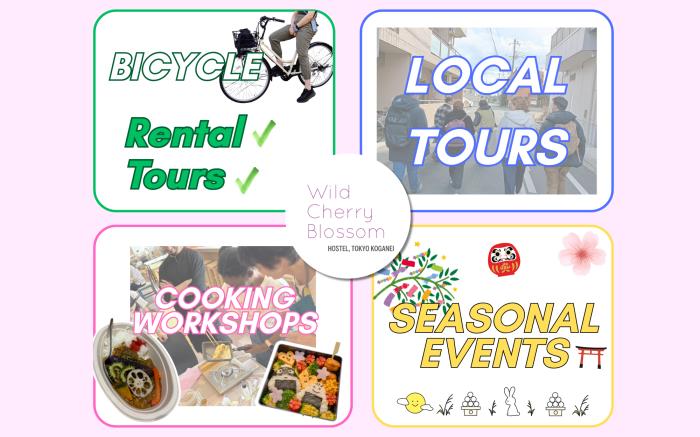 Wild Cherry Blossom HOSTEL,TOKYO KOGANEI