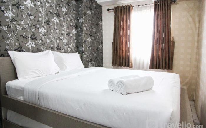 Homey 1BR @ Mutiara Bekasi Apartment By Travelio