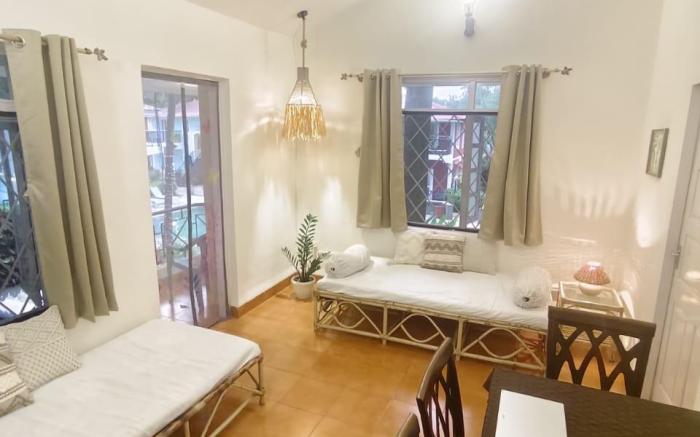 Beachside Apartment Cozy By The Sea Candolim Goa