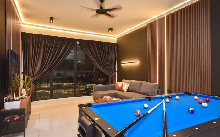 【Bathtub & Pool Table!】D'Executive Suite【Southkey】