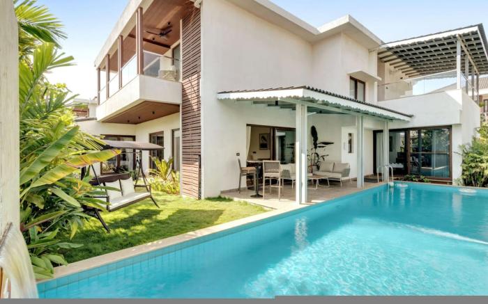 BHK w Private Pool, 5km to Anjuna Beach | Inaari