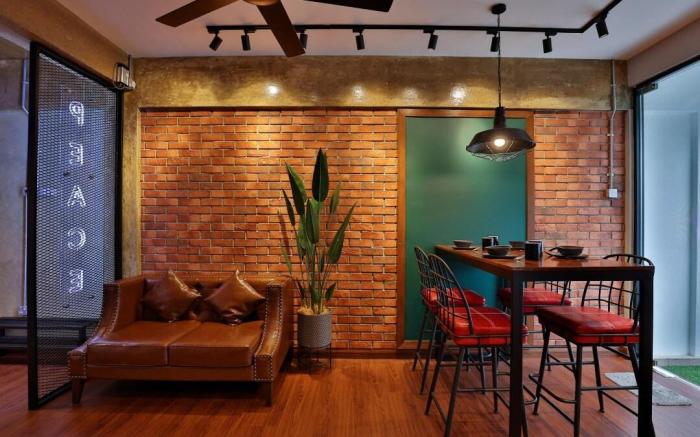 Industrial Concept Town Stay @Melaka 6pax/3BR/wifi