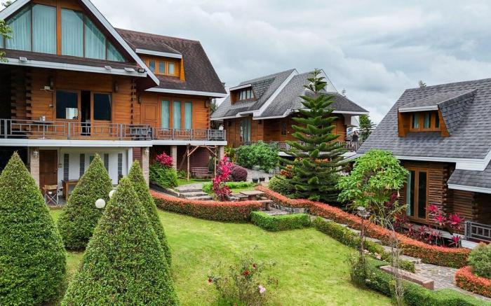 Log Home Resort (For 4 People) House Nong