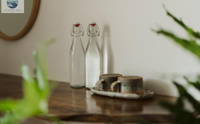 Unwind in the 'Nacre shell' room