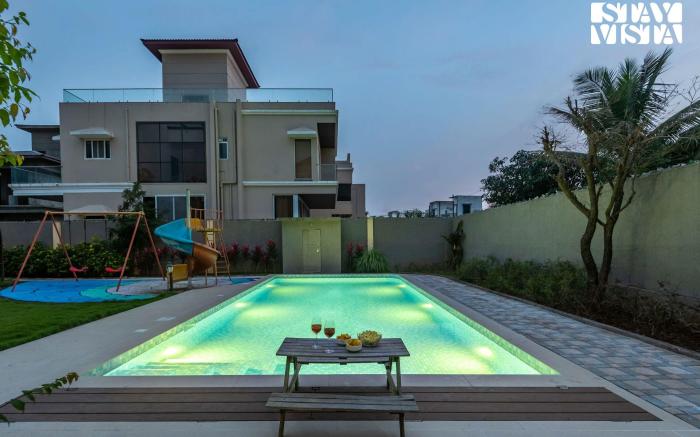StayVista at Dusk by the hills