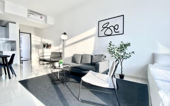 Skypool Minimalist 2BR 2Bath Suite #6pax 