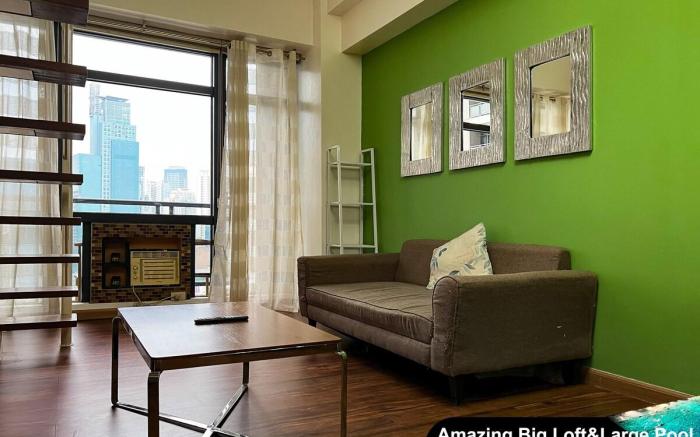 Amazing Loft big 1BR Romantic Gramercy Makati 2204