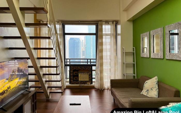 Amazing Loft big 1BR Romantic Gramercy Makati 2204