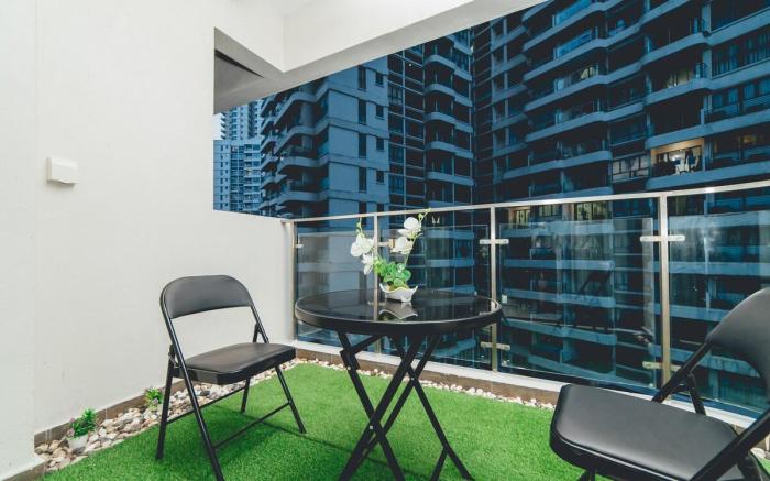 DangaBay Family PlayfulStay 2BR KidsCorner Balcony