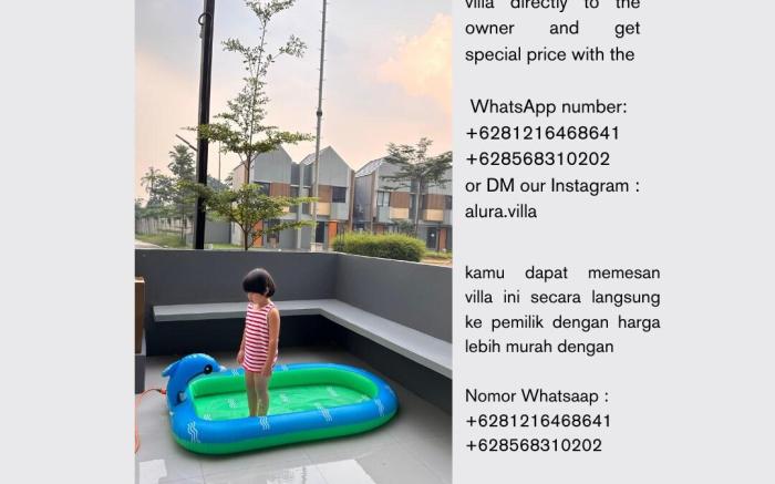 Alura Villa Sentul Bogor 3BR