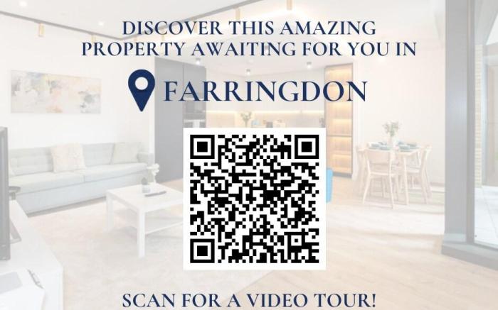 Lavish 2BR flat w balcony in Clerkenwell, Barbican