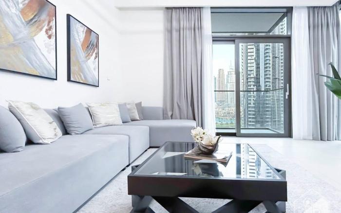 Stunning Burj Crown 2bedroom with Balcony & View