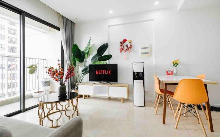 Cozy House - 2Br1wc Vinhome D'capitale - City view