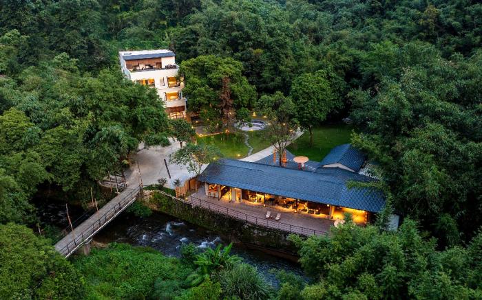 Xiyang Yishan Jing Si Tang Resort Courtyard