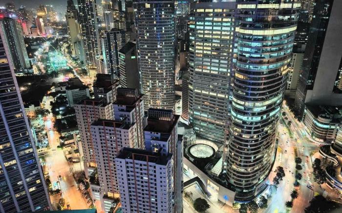 Makati SMDC Air Res. 56th floor with 2 double beds