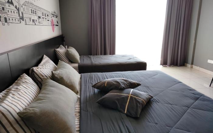 Aeropod Stay in KK 3Pax Level 8_Near Airport/TgAru