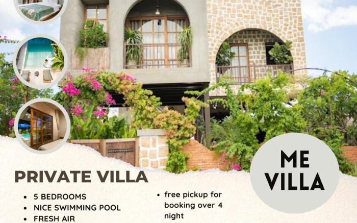 Me villa-5BR/ Nice pool-garden/5min to old town