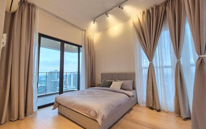 [Modern Sea View & City skyline] - 3 Rooms 6 Pax