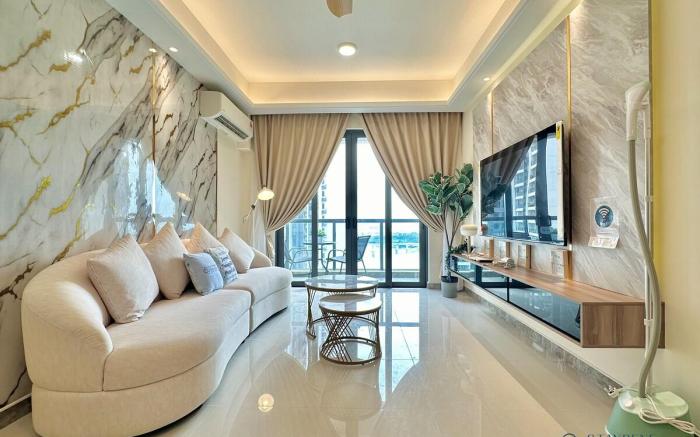 R&F Seine Region•3BR Muji Suite/6Pax/SeaView