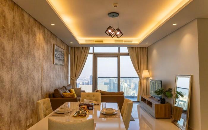 55th Floor 2BR with Burj View & Infinity Pool