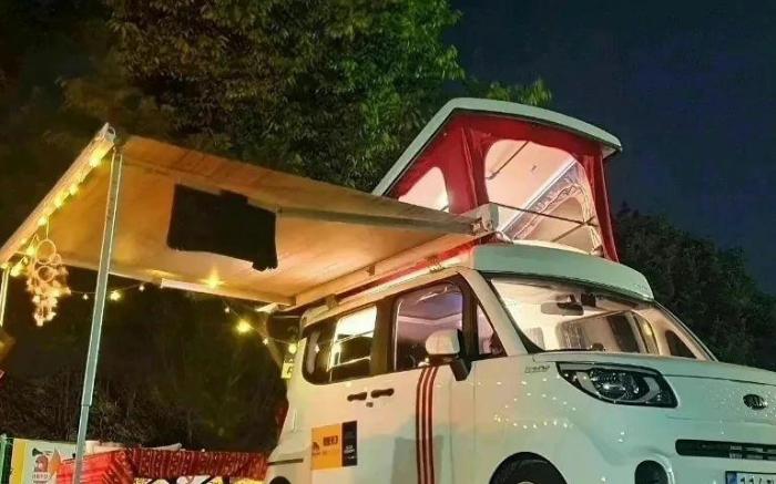 [Yongin] 2-Person Campervan Rental Package (2 Passengers, Sleeps 2) Includes Full Camping Gear Set