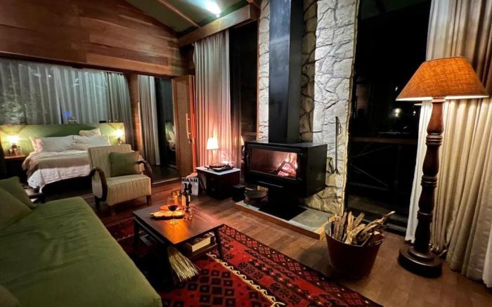 Waterfall Lodge Wood-Fire place, Sauna & Ice-Bath