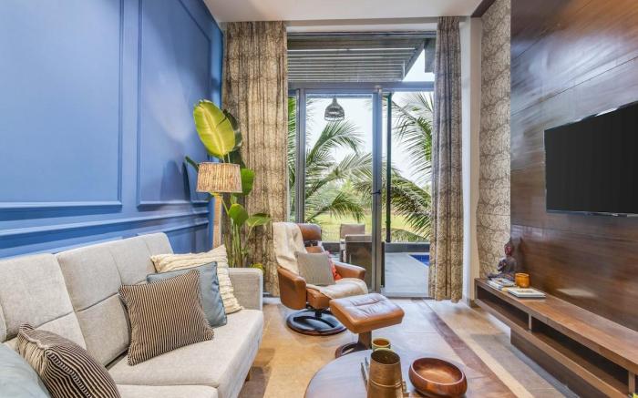 Sereno Brisa 3bhk Pool near Calangute field view