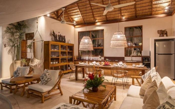 Luxury 3BR Villa with Pool Ricefield Near Canggu