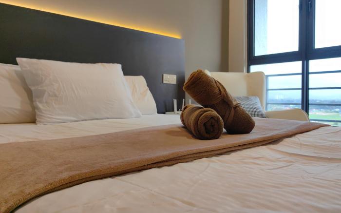 High Floor|SunsetView|Cozy Room K Avenue 2-3Pax
